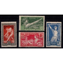 1924 - Frankrig - AFA 158-61 - Frimærker - Olympiade - Komplet sæt - Postfrisk.